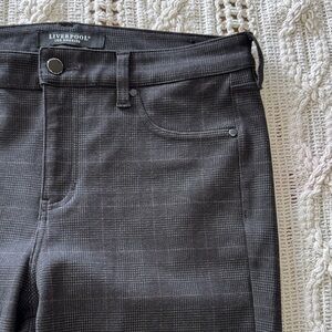 Liverpool Charcoal Ankle Pants